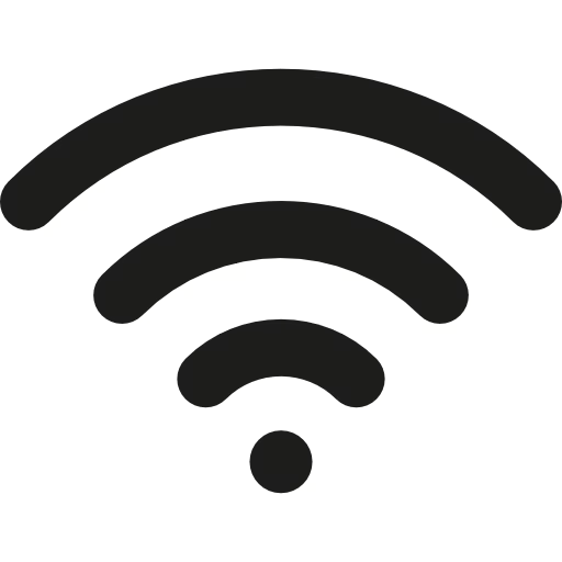 Icone referente ao produto possuir sistema wi-fi